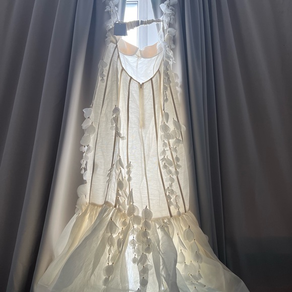 Zimmermann Botanica Petal Gown NWT Size 2 US 6-8 Medium White Floral Dress - Picture 6 of 14